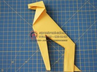 Cách gấp origami hình hươu cao cổ