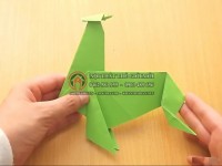 Hướng dẫn gấp giấy origami hình con tuần lộc