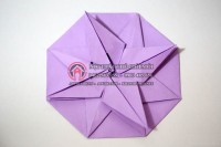 Origami ngôi sao 8 cánh