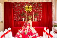 Lễ tân hôn tại Hà Nội trong sắc đỏ lộng lẫy