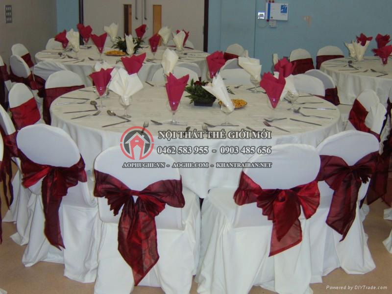 Cung cấp áo ghế tiệc cưới uy tín tại Hà Nội 